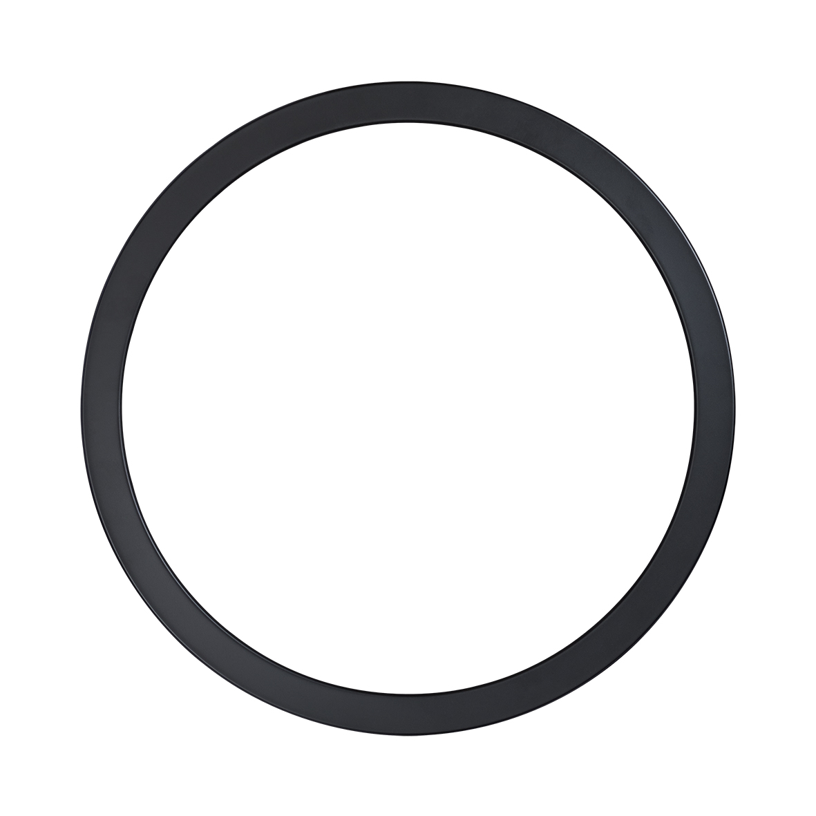LED Panel Einbau: Ring schwarz für LED Multi Panel 300R IP44