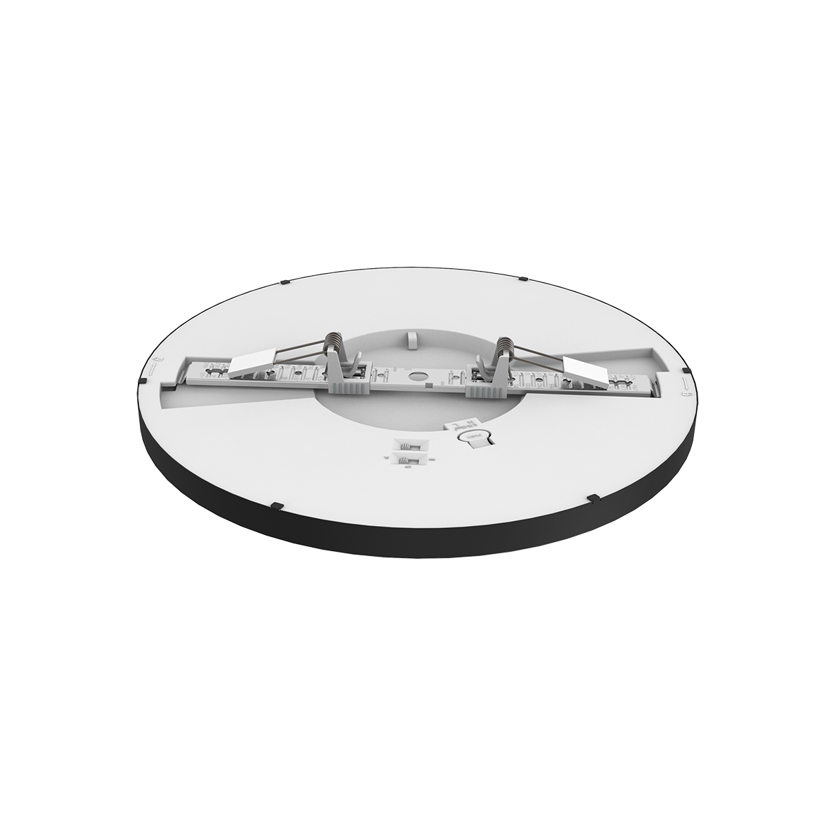 LED Panel Einbau: Ring schwarz für LED Multi Panel 300R IP44
